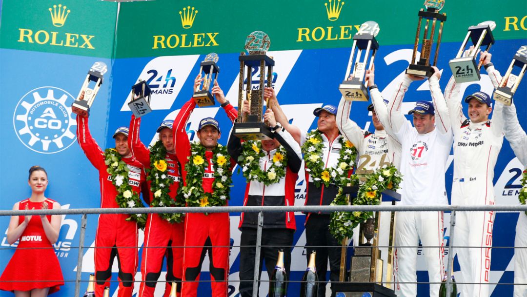 Doppelsieg für Porsche in Le Mans